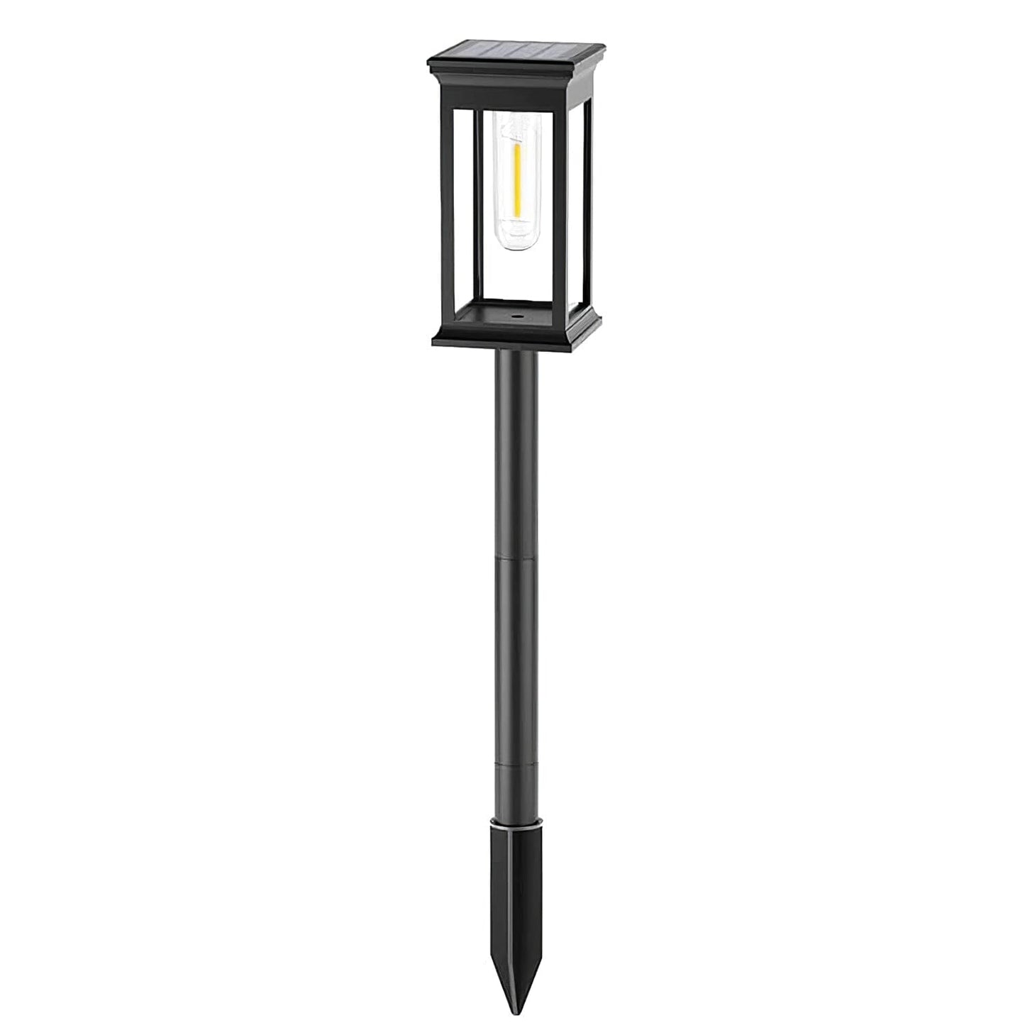 Avelena | 6-Pack: Solarbetriebene Gartenbeleuchtung IP65 Wasserdicht Auto Ein Aus
