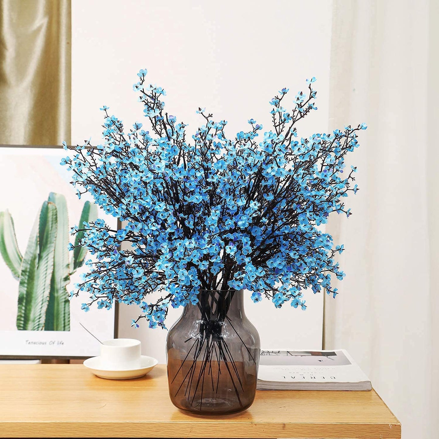 Avelena | 6-teil: Babys Atem künstlicher Gypsophila Strauß