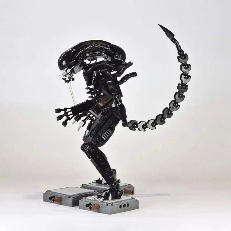 Avelena | 600PCS Prometheus Aliens Vs Predator Weltraum-Alien-Figur Mech Modellbausteine Spielzeug Kinder Geschenk