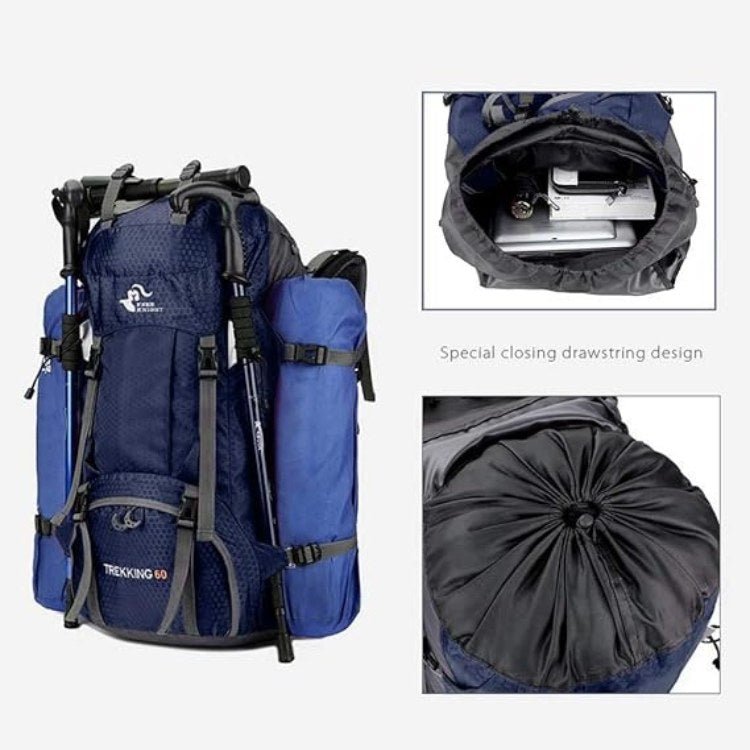 Avelena | 60L wasserdichter Wanderrucksack | Leicht, ergonomisches Design & intelligente Aufbewahrung für Tageswanderungen und Expeditionen
