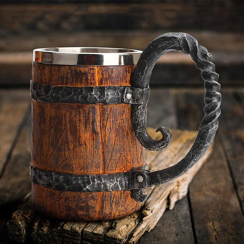 Avelena | Viking Fasskrug (Groß: 550ml)