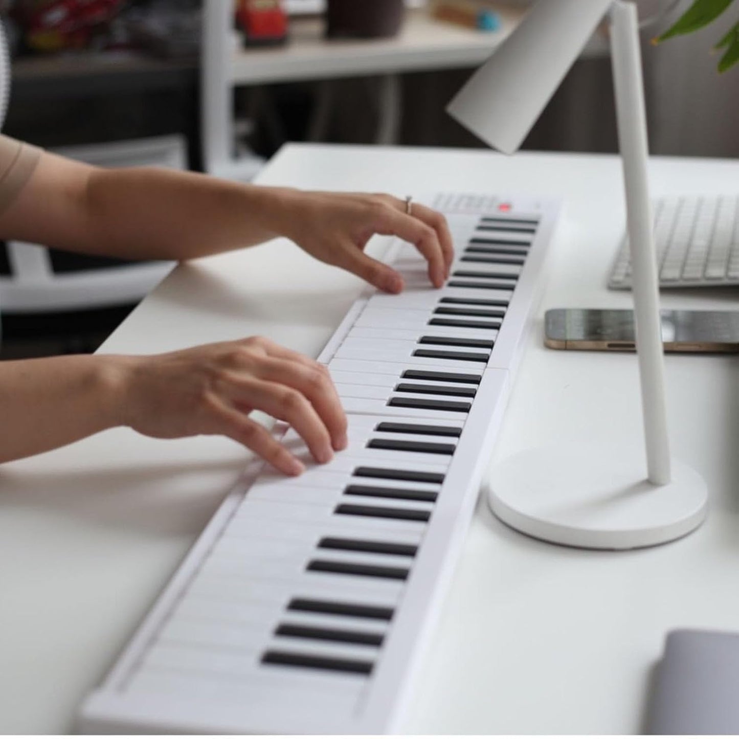 Avelena | 61-Tasten Faltbares Digitalpiano mit Aufnahme und Wiedergabe – Meliora