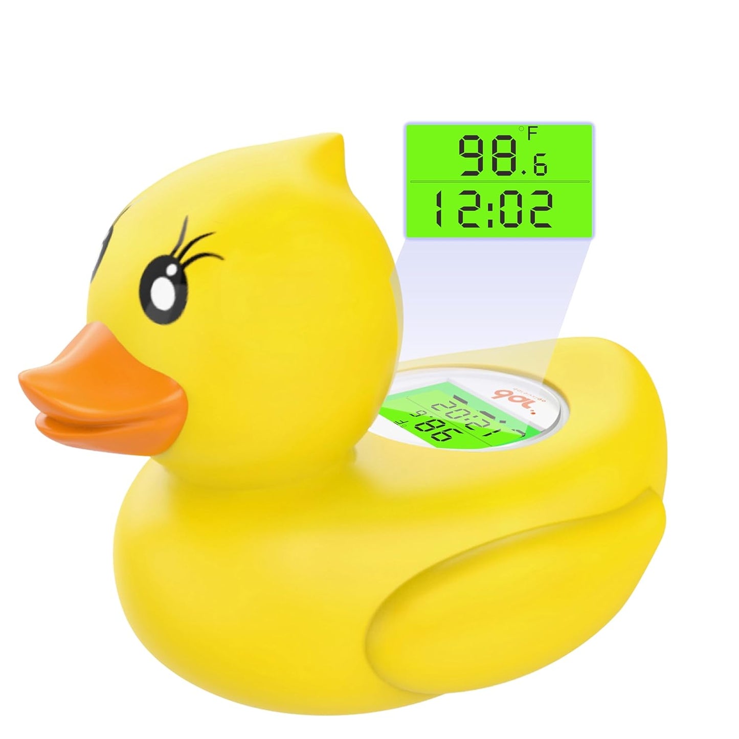 Avelena | AquaVeilig Baby Badthermometer – digitales Display mit 3 Farben und Temperaturwarnung