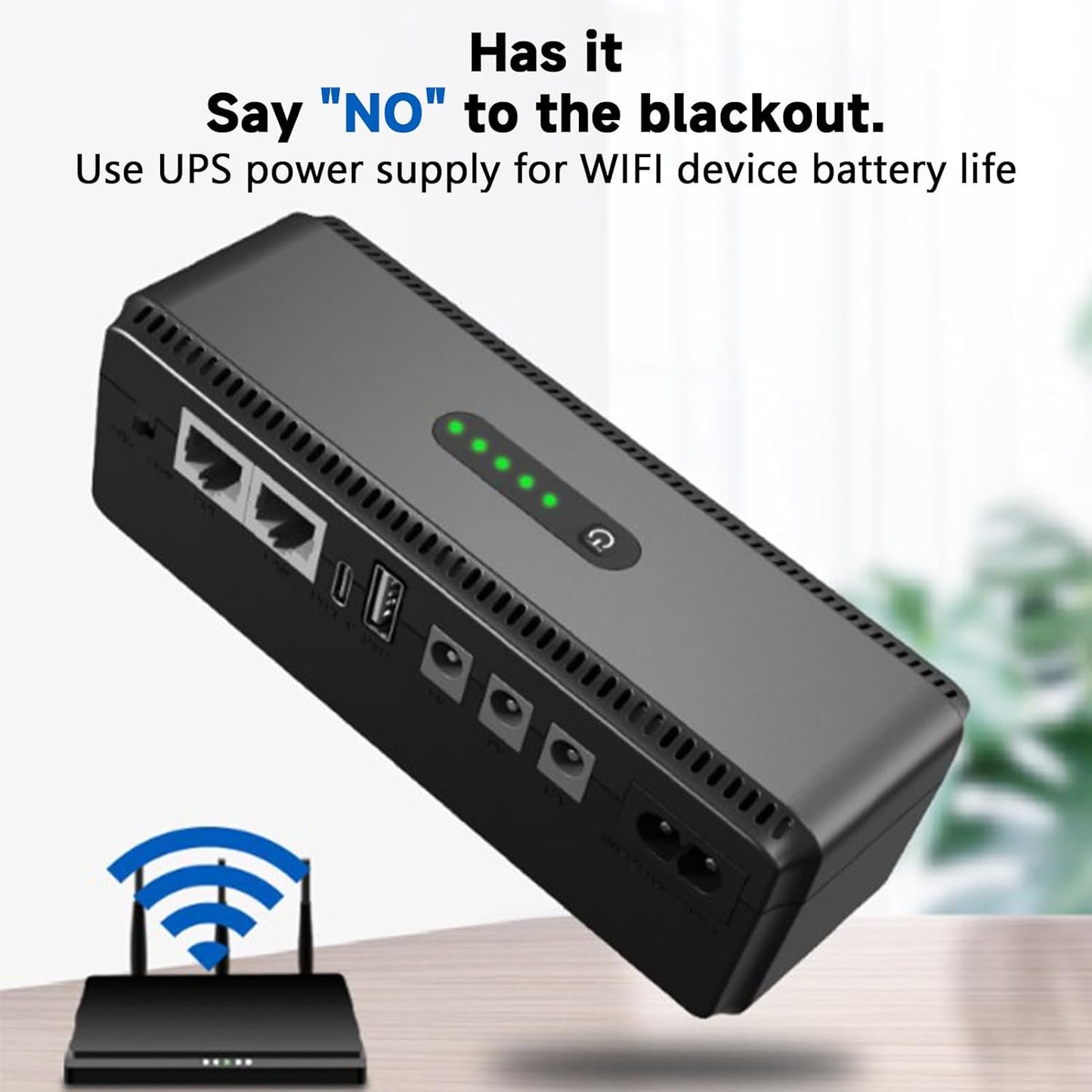 Avelena | UPS-Backup-Batterie 10400 mAh Kompaktversorgung – Nexora