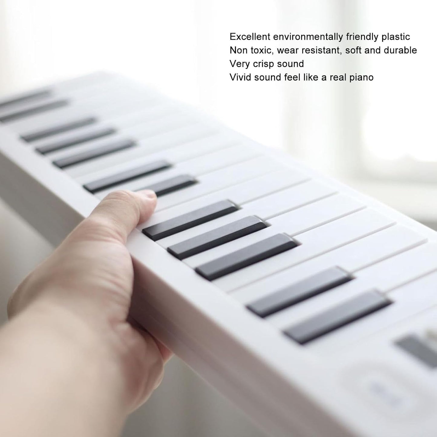 Avelena | 61-Tasten Faltbares Digitalpiano mit Aufnahme und Wiedergabe – Meliora