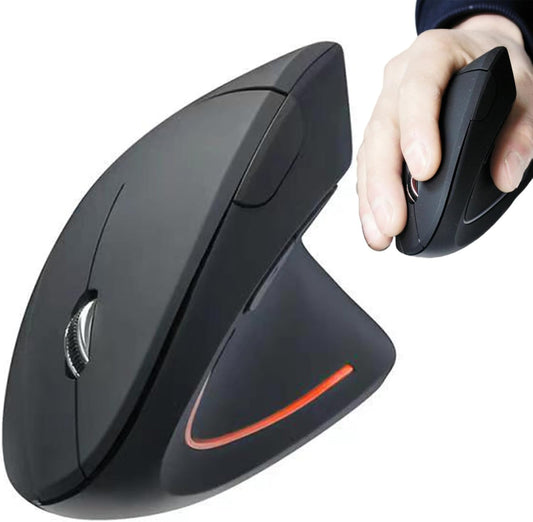 Avelena | Wiederaufladbare ergonomische vertikale kabellose Maus – Elvion