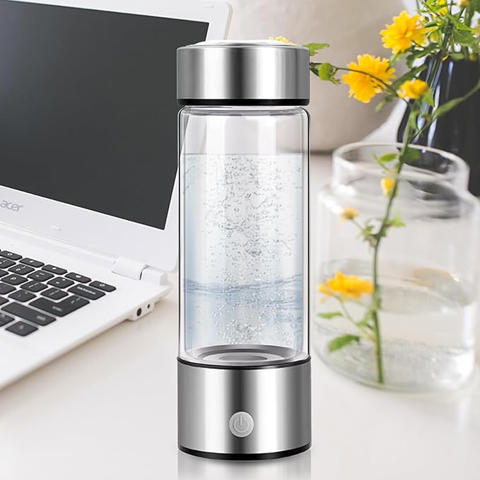 Avelena | Wiederaufladbare alkalische Wasserflasche - Mit Wasser angereichertes Wasserstoff