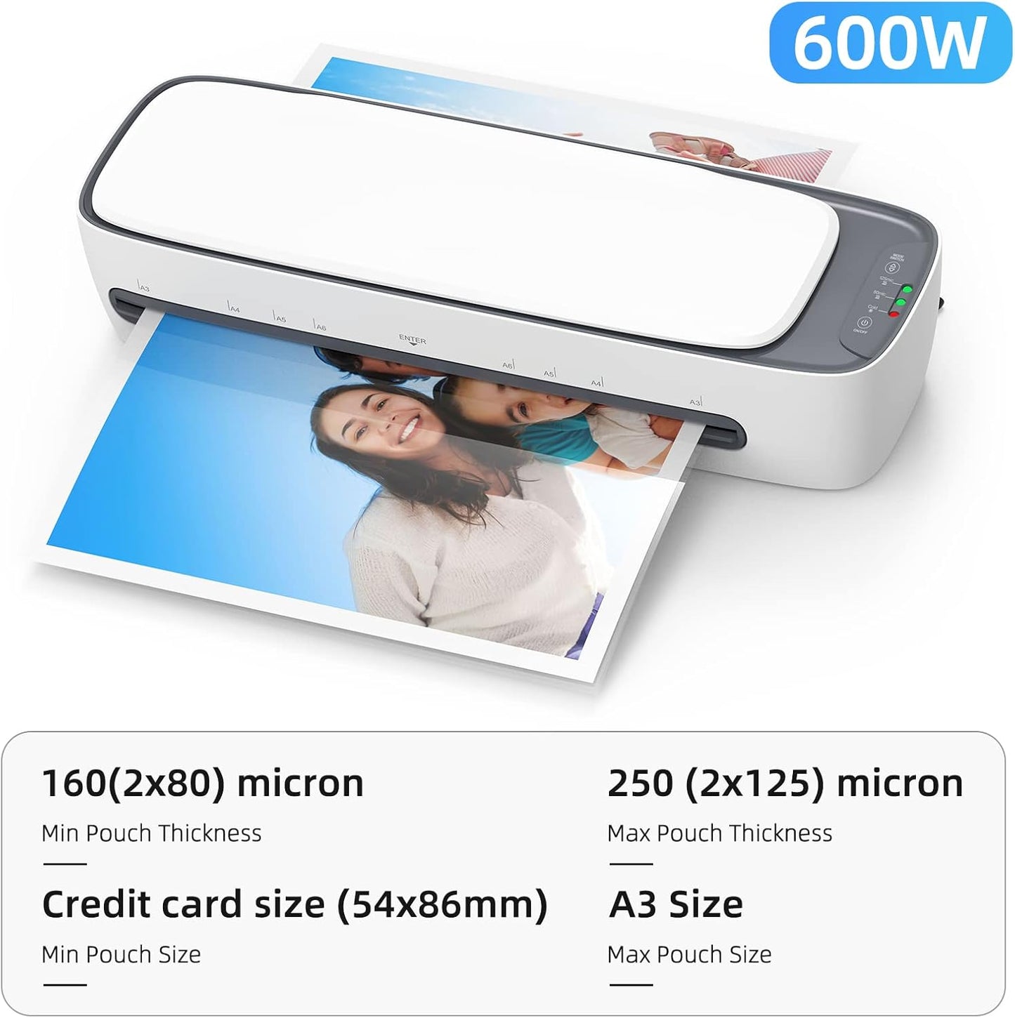 Avelena | A3 Desktop Laminator Set mit heißer & kalter Mode und 6-in-1-Funktionen – Lexaro