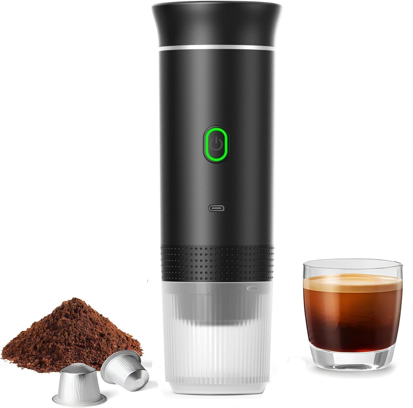 Avelena | Tragbare 3-in-1 Espresso-Kaffeemaschine mit wiederaufladbarem Akku – Raverno