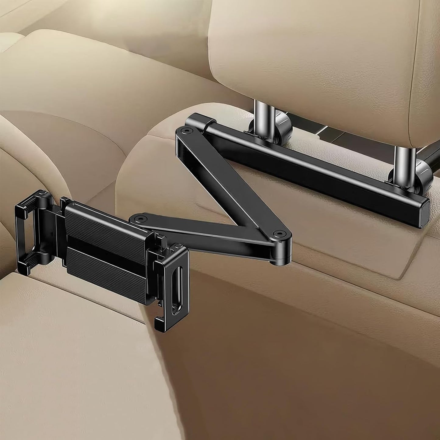 Avelena | Auto Kopfstütze Tablet Halter – Verstellbare 360° Rücksitz Telefon & Tablet Halterung – Movira