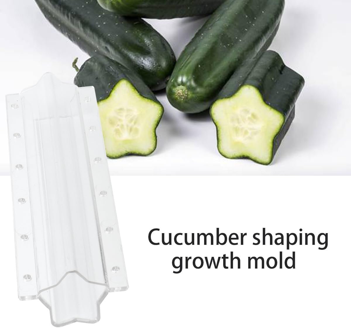 Avelena | Sternform Gemüseform für Gurken – Kreative Formschiene für Obst und Gemüse