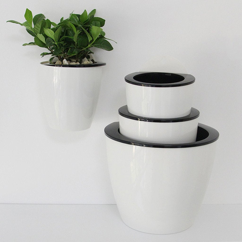 Avelena | Selbstbewässernder Hängepflanztopf – Moderner Blumentopf für Wandbefestigung