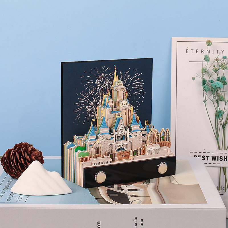 Avelena | 3D dreidimensionales Notizpapier Schnitzmodell Cartoon kreative Kunst Geschenk