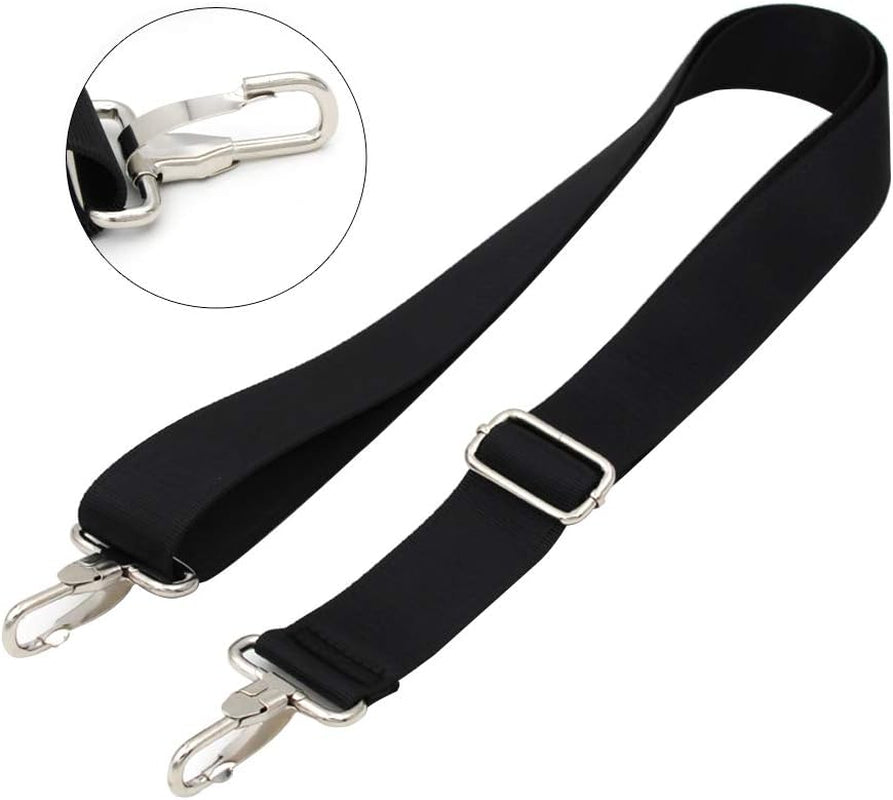 Avelena | 47 Zoll Tasche Ersatz Schultergurt | Gepolstert & Verstellbar - Perfekt für Reisetaschen, Laptop-Taschen, Aktentaschen, Kamerataschen, Umhängetaschen, Wickeltaschen & Mehr (Schwarz)