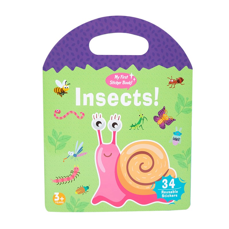 Avelena | Wiederverwendbares Stickerbuch - Kinder von Geräten fernhalten!