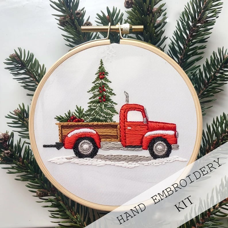 Avelena | Weihnachtsstickerei-KIT