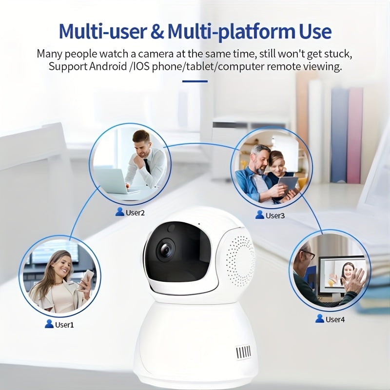 Avelena | WatchGuard | Innenraum-Wi-Fi-Kamera mit automatischer Tonverfolgung