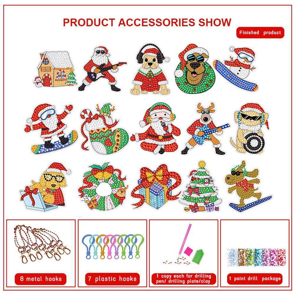 Avelena | 5D Weihnachten DIY Diamant Malen Set