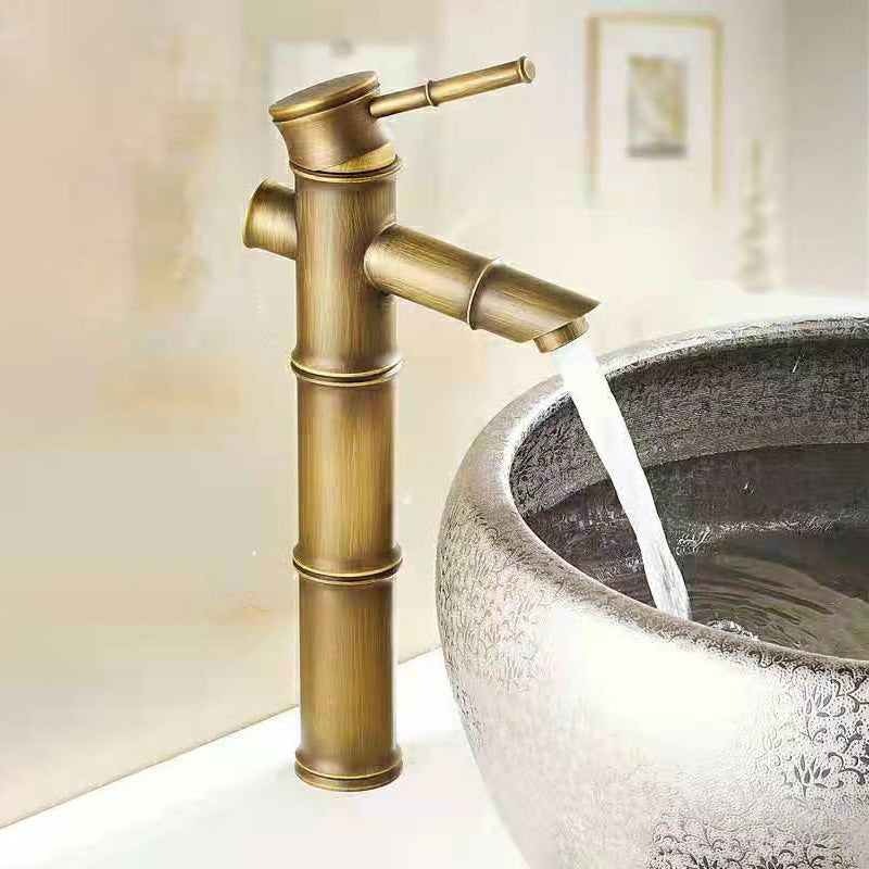 Avelena | Rundes Einhand-Wasserhahn Landhausstil Waschbeckenarmatur