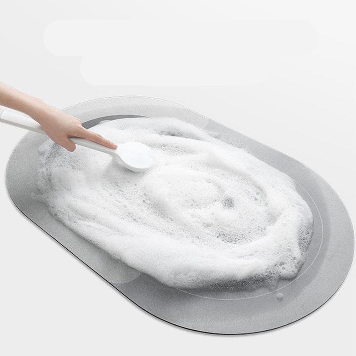 Avelena | Absorbierender Mikrofaser-Badeteppich | Schnell trocknender weicher Badezimmerteppich für Dusche & Bad Benutzung