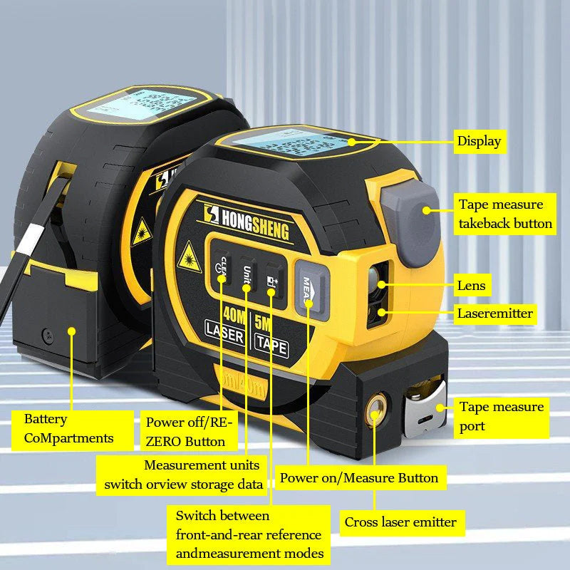 Avelena | 3-in-1 Infrarot-Laser-Messband