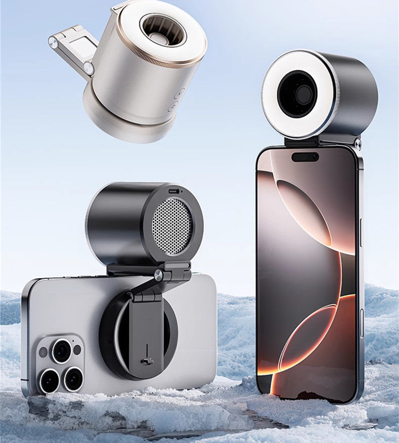 Avelena | 500mAh Magnetischer faltbarer Telefonständer Ventilator
