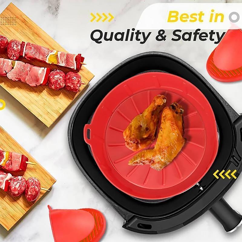 Avelena | Air Fryer Tablett Einfach zu reinigen Antihaft-Backgeschirr