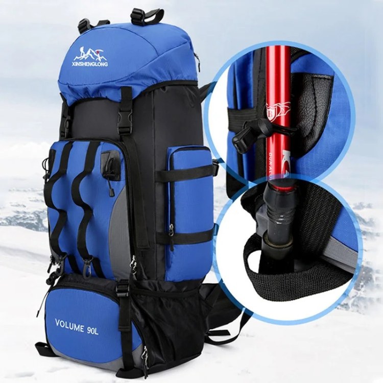 Avelena | 90L wasserdichter Wanderrucksack - ultraleichter Reisepack für Outdoor-Abenteuer & Camping