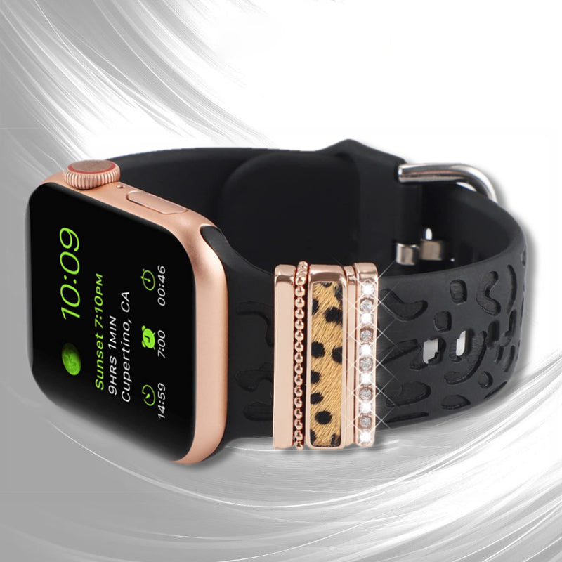 Avelena | Apple Watch Band mit Metallbesatz