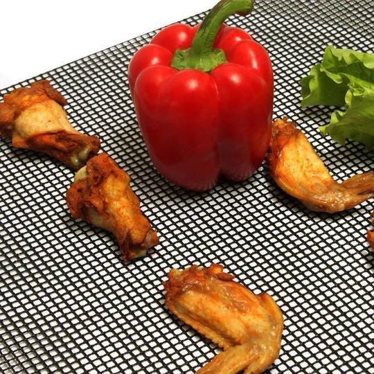 Avelena | Teflon Antihaft BBQ Grill Mesh Matte für wiederverwendbare Reinigung