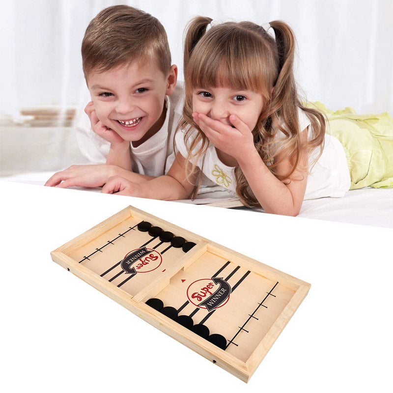 Avelena | – Wendbares Sling Puck Gesellschaftsspiel Doppelseitig für Familie
