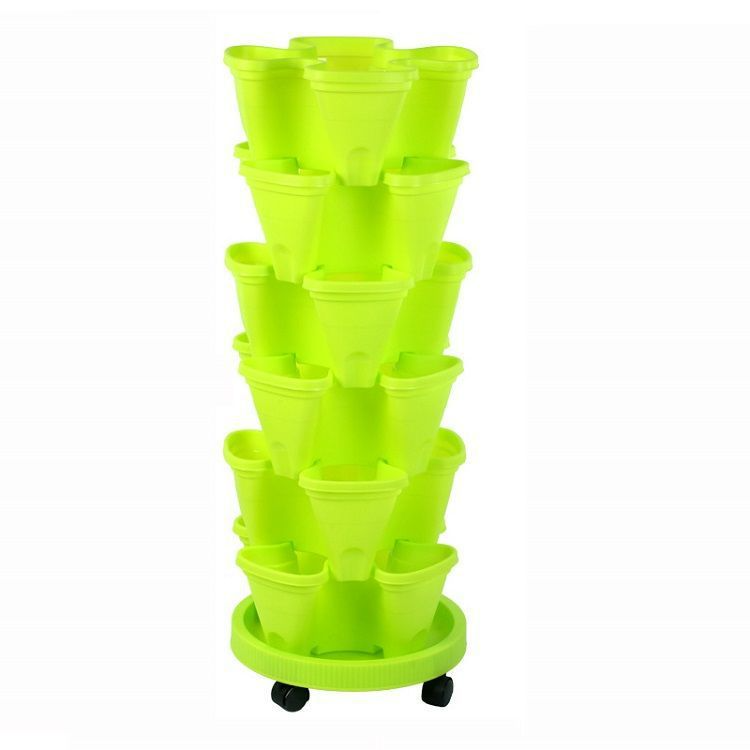 Avelena | 6-Layer Vertikaler Pflanzturm – Drei-dimensionales Blumensystem für den Garten