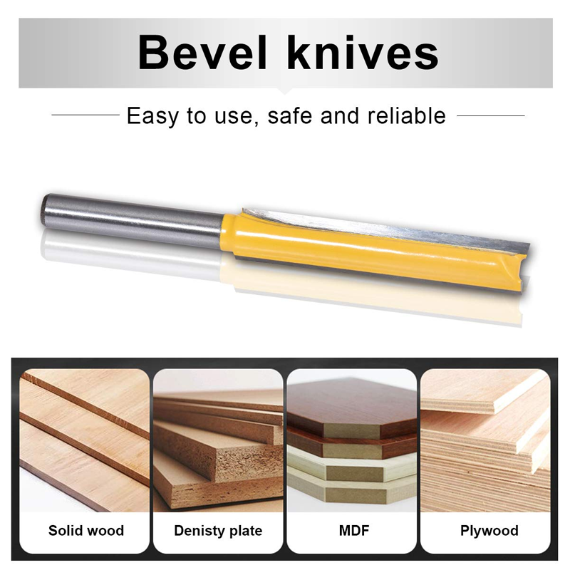 Avelena | 8MM Schaft Doppelrillen Gerade Fräse