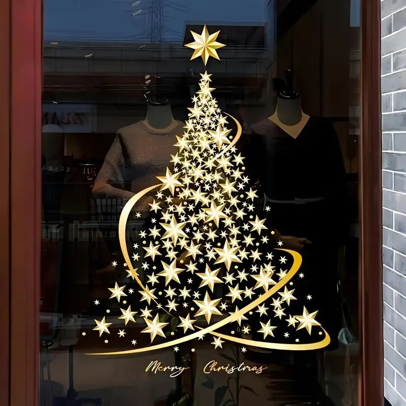 Avelena | Weihnachtsbaum-Fensteraufkleber