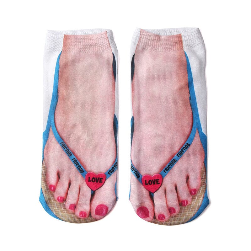 Avelena | Super bequeme Maniküre-Drucksocken