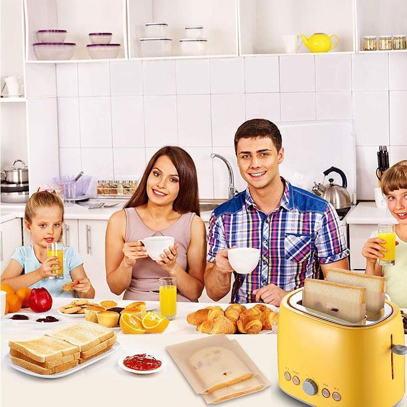 Avelena | Wiederverwendbare antihafte Toastabags, 5 Stücke
