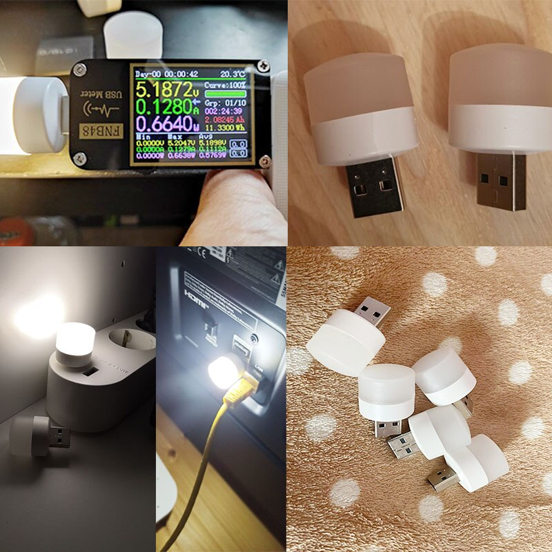 Avelena | USB LED Augen Schutz Kleine Nachtlampe