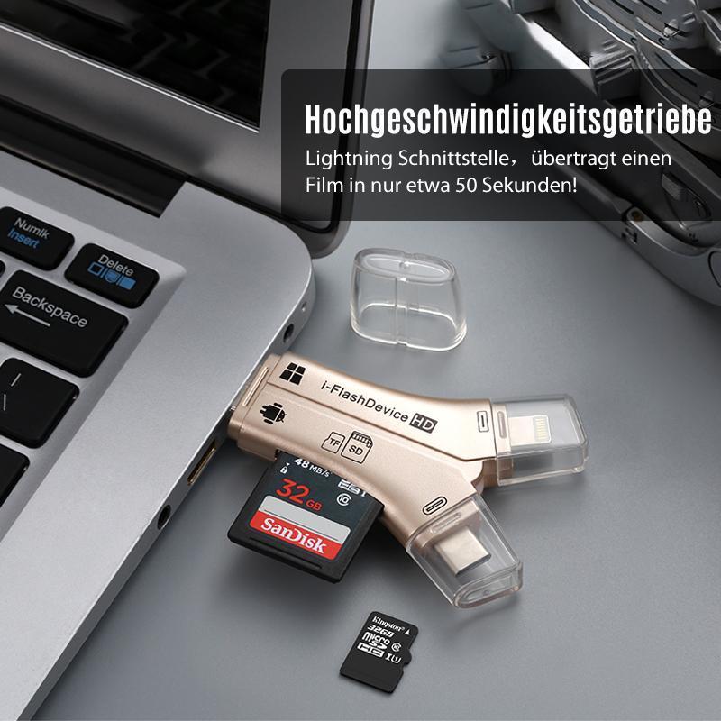 Avelena | 4-in-1 iFlash Drive Kartenleser