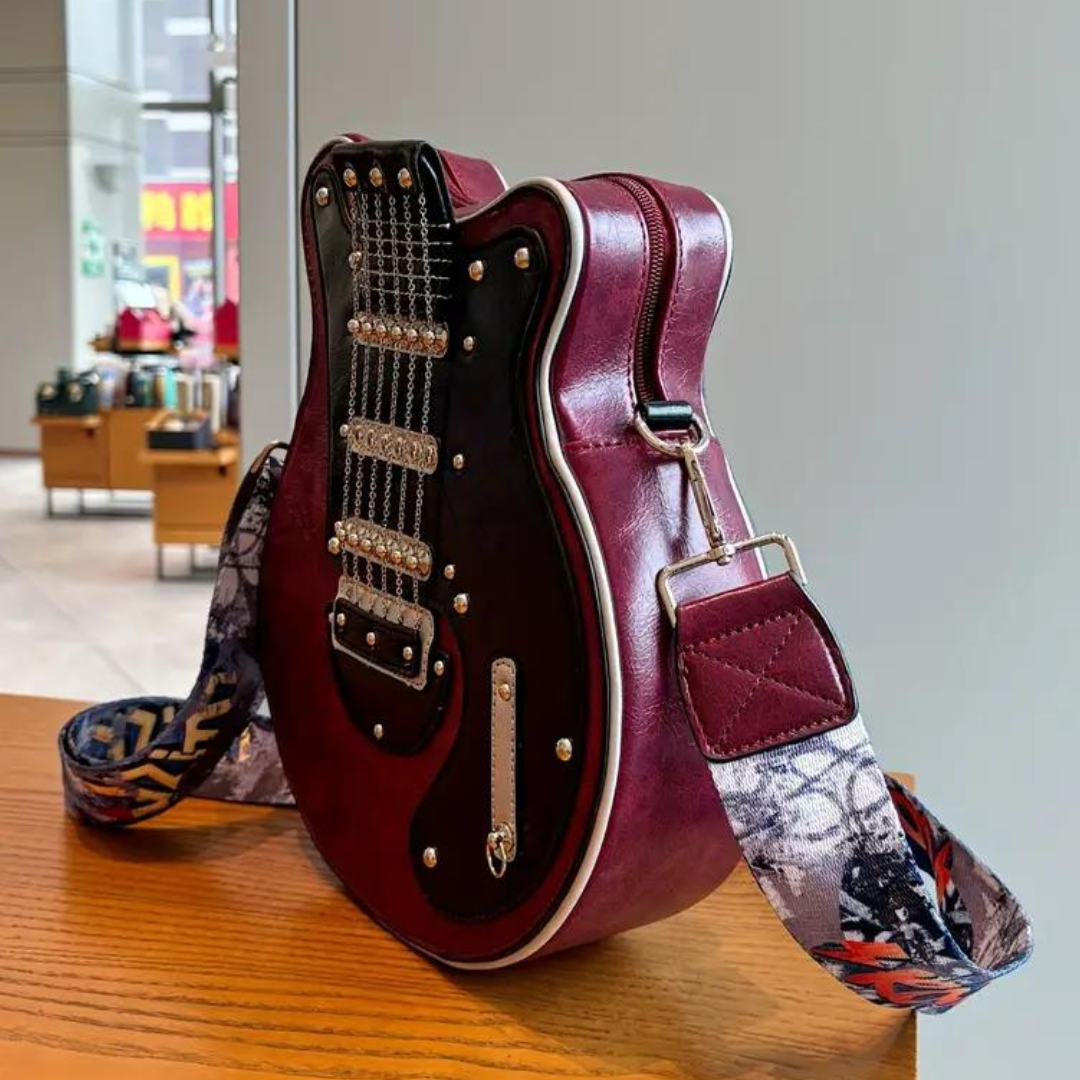 Avelena | Steigern Sie Ihren Stil mit der Rockstar Gitarrentasche Schultertasche Chic