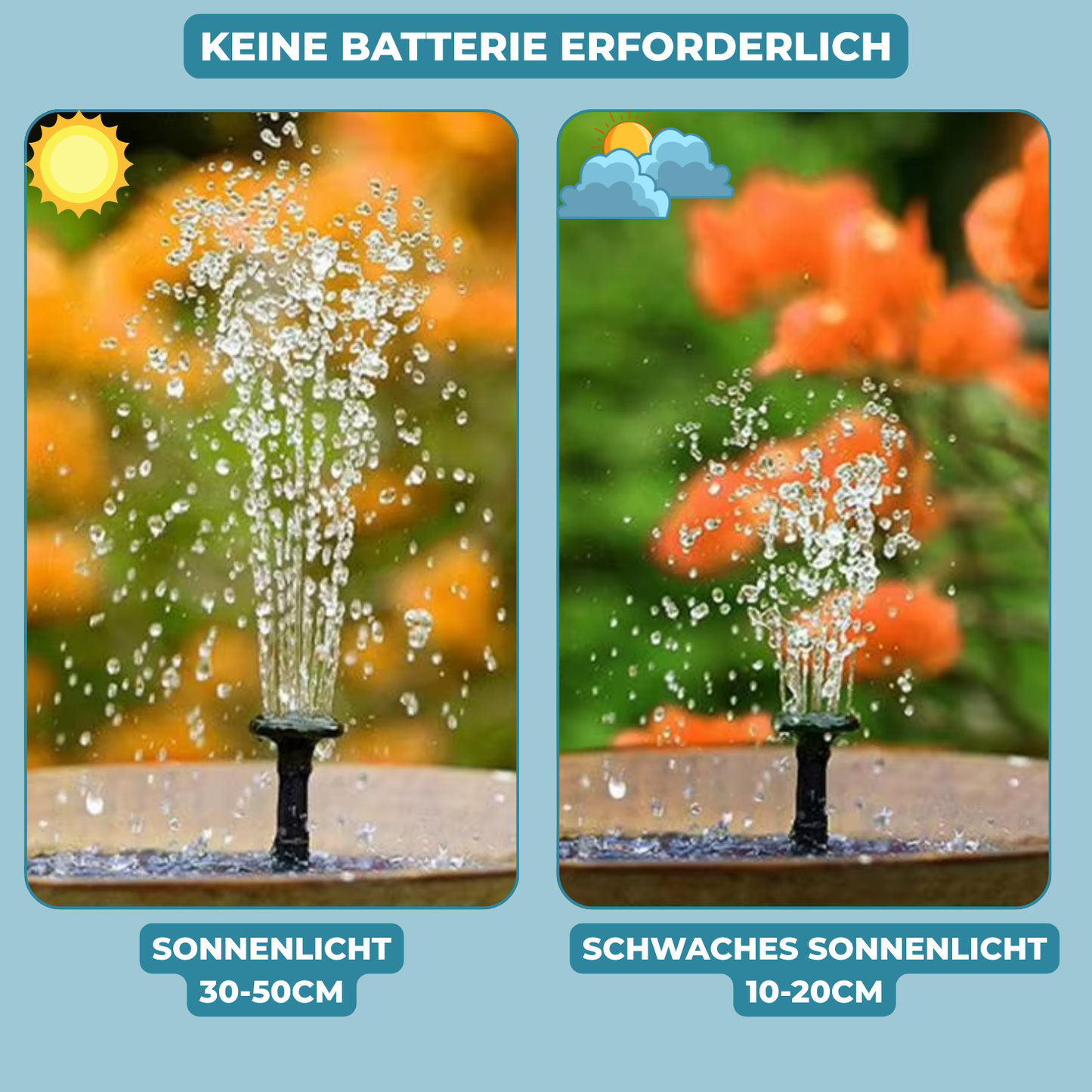 Avelena | AquaBloom – Solarbrunnen für Ruhe & Eleganz im Garten