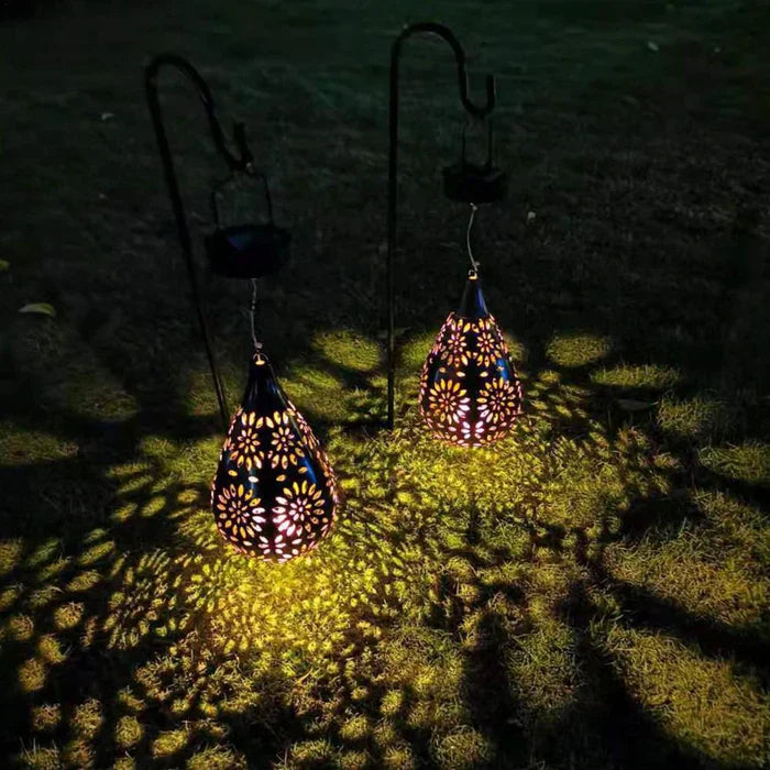 Avelena | Solarbetriebene & Wetterbeständige Gartenlampe im Blumendesign – Für Stilvolle Außenbeleuchtung