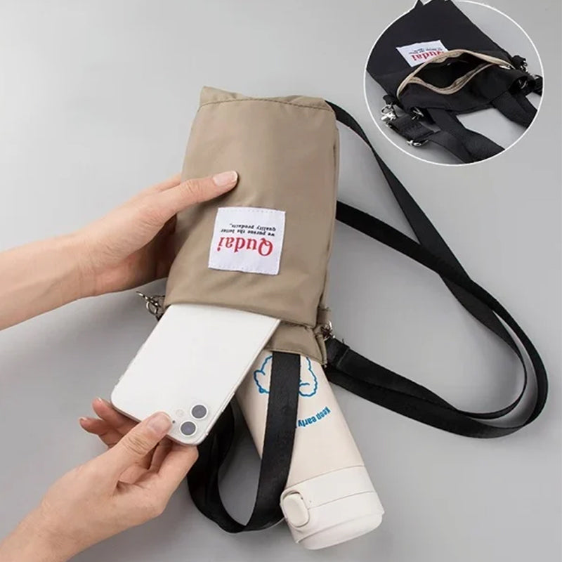 Avelena | Tragbare Messenger-Handtasche für Wasserflaschen