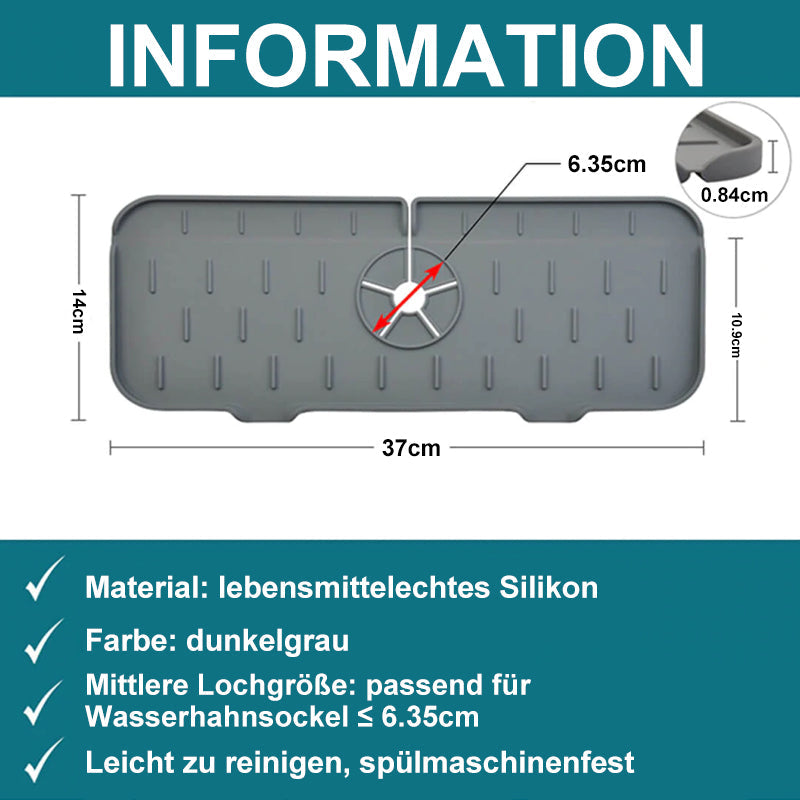 Avelena | Silikon Wasserhahn Griff Tropffänger Ablage