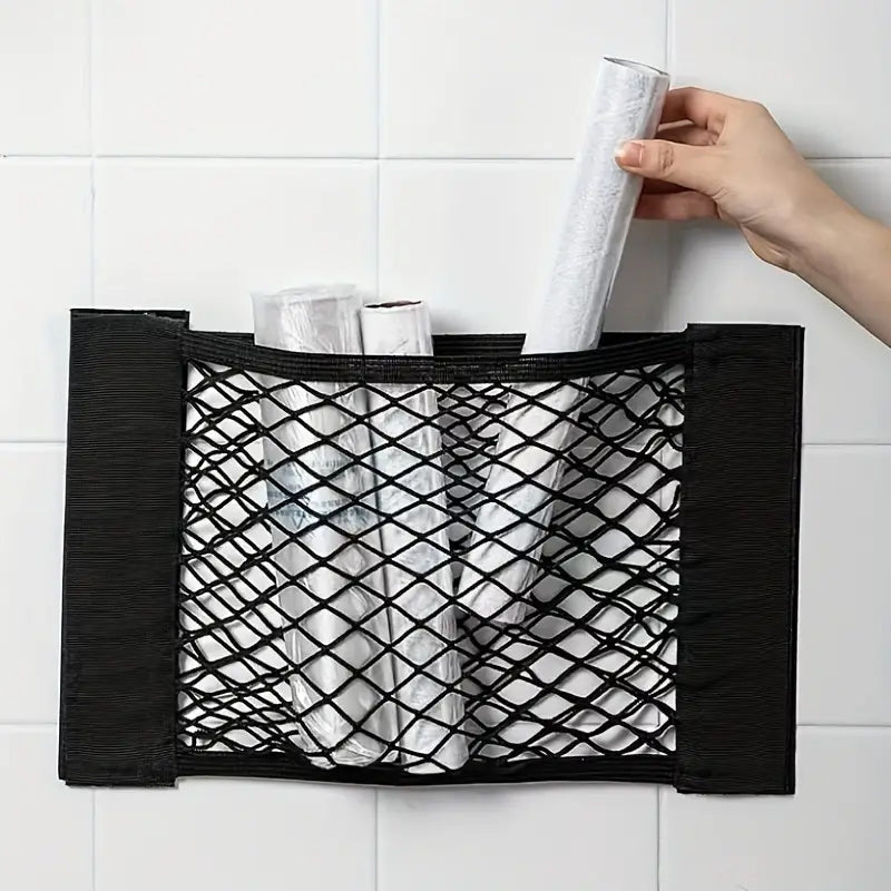 Avelena | Plastiktütenspeicher-Netztasche (Mit Klebeband)