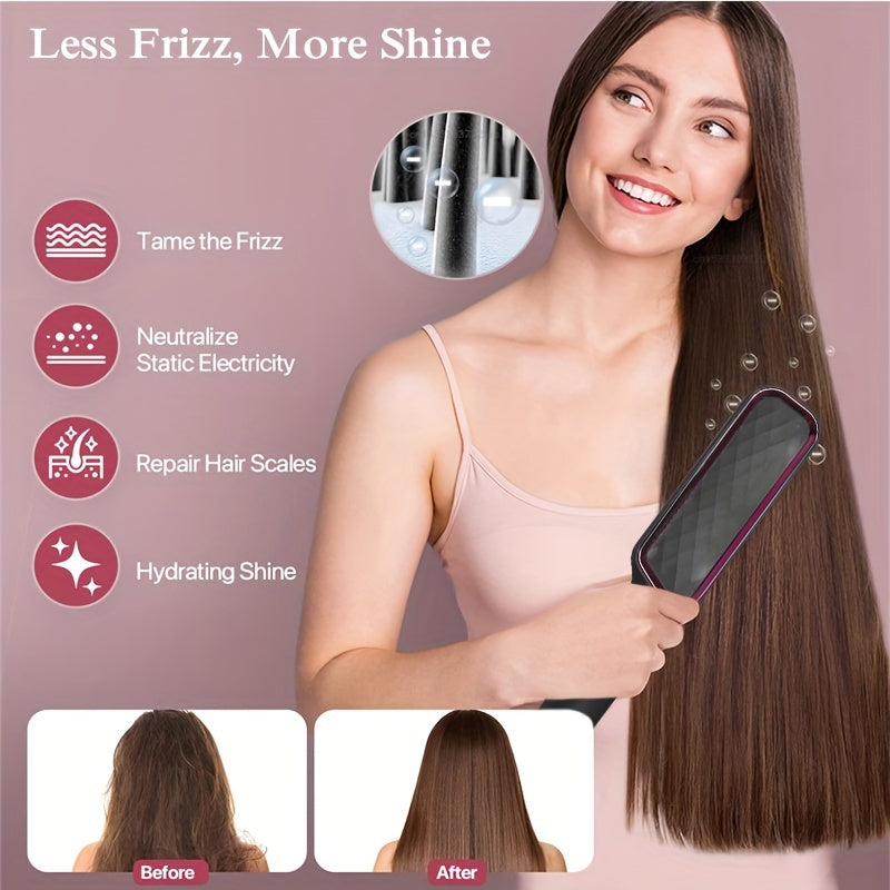 Avelena | StyleBeam | Professioneller Glättungs- und Lockenkamm für schnelles tägliches Styling