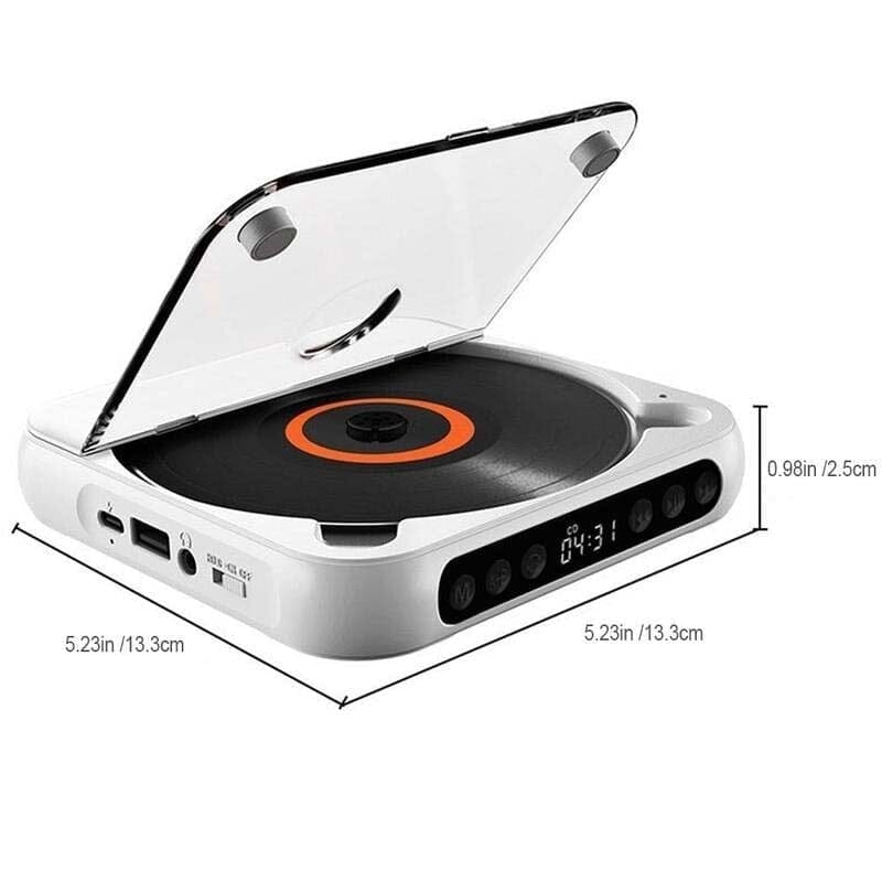 Avelena | Tragbarer Bluetooth-kompatibler CD-Player