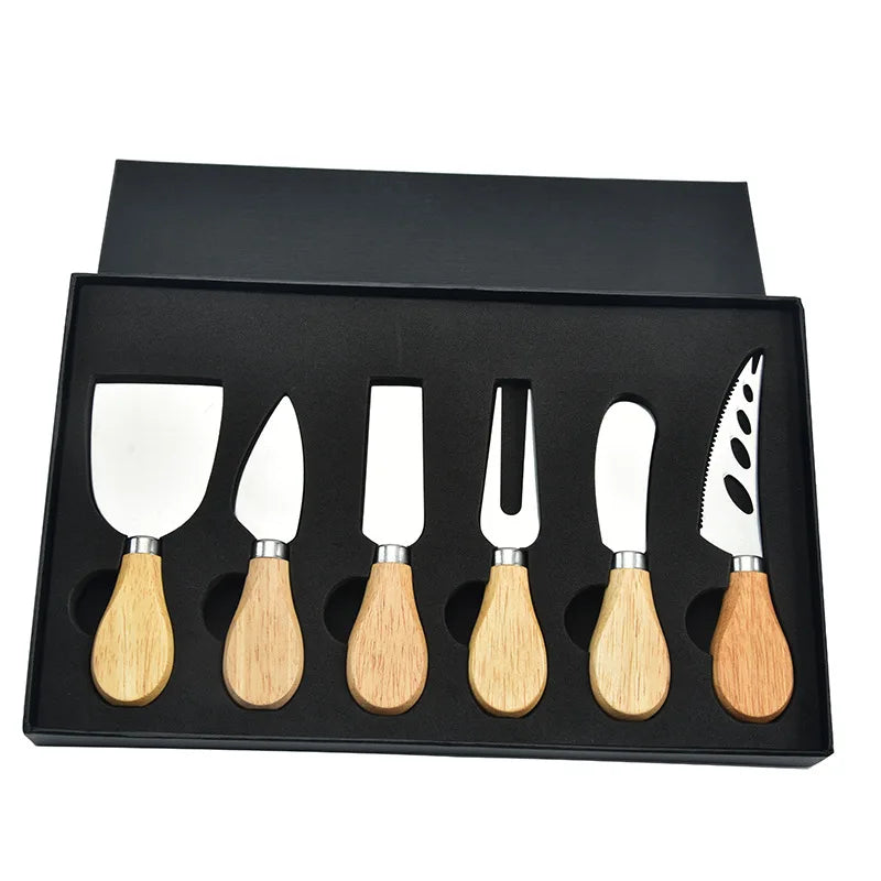 Avelena | 6 Stück Edelstahl Käsemesser für Charcuterie-Boards und Besteck
