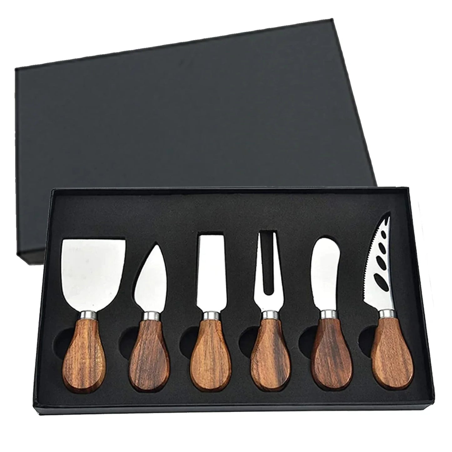 Avelena | 6 Stück Edelstahl Käsemesser für Charcuterie-Boards und Besteck