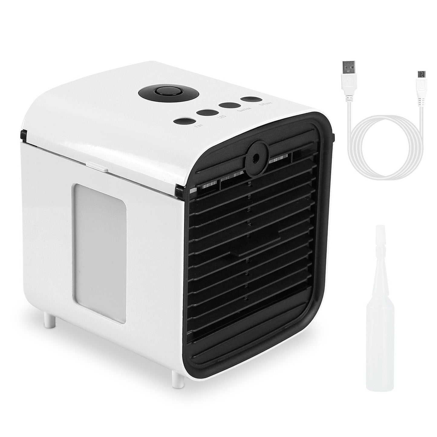 Avelena | 7-Farben Wechsel Tragbarer Mini Klimaanlagen Kühler Ventilator