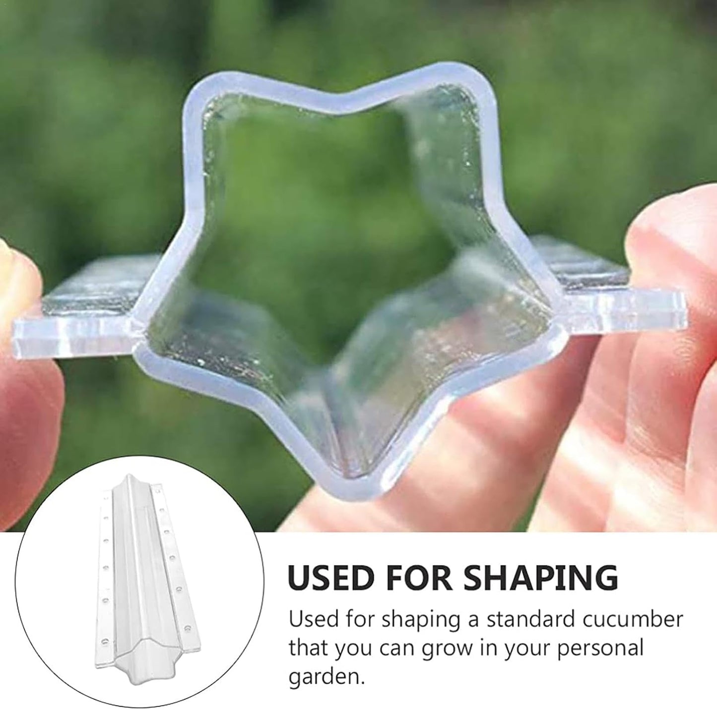 Avelena | Sternform Gemüseform für Gurken – Kreative Formschiene für Obst und Gemüse